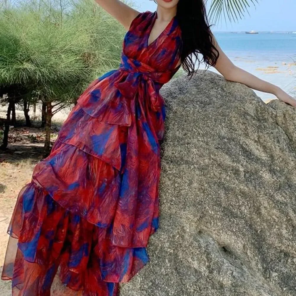 New without tags Colorful Summer Dress - Picture 2 of 5